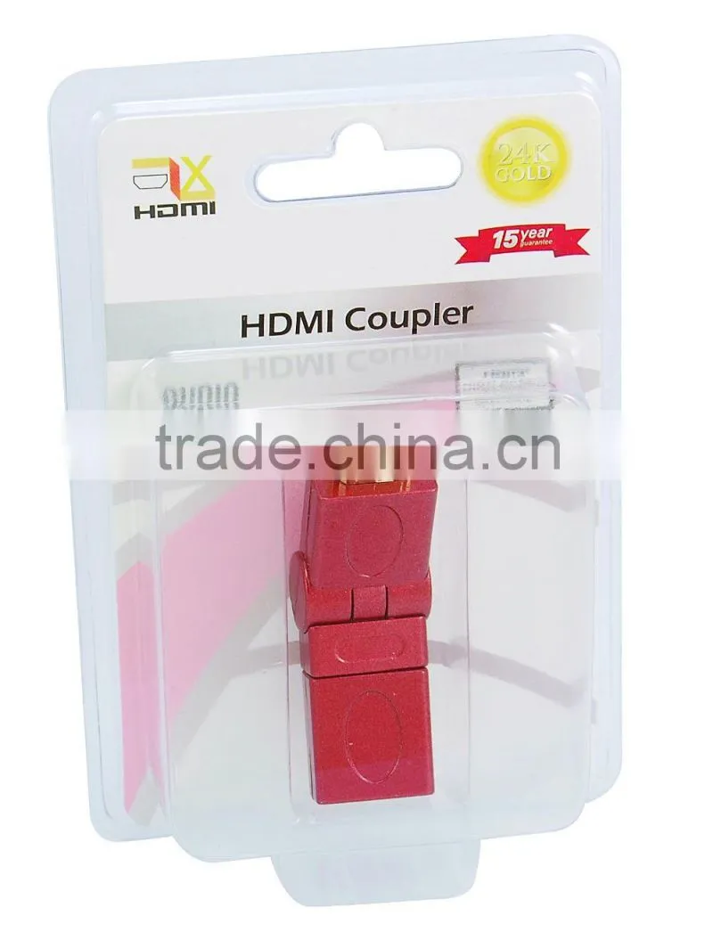 HDMI female to female adapter black model