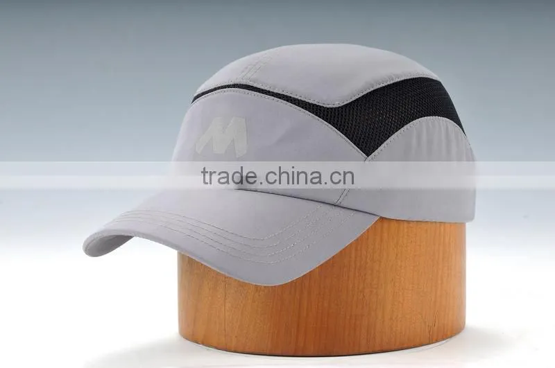 100% Polyester Microfiber and Sports Mesh Sport Cap with Print