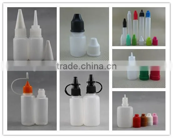 trade assurance supplier child safety cap 10 ml ldpe plastic bottle for ejuice oil