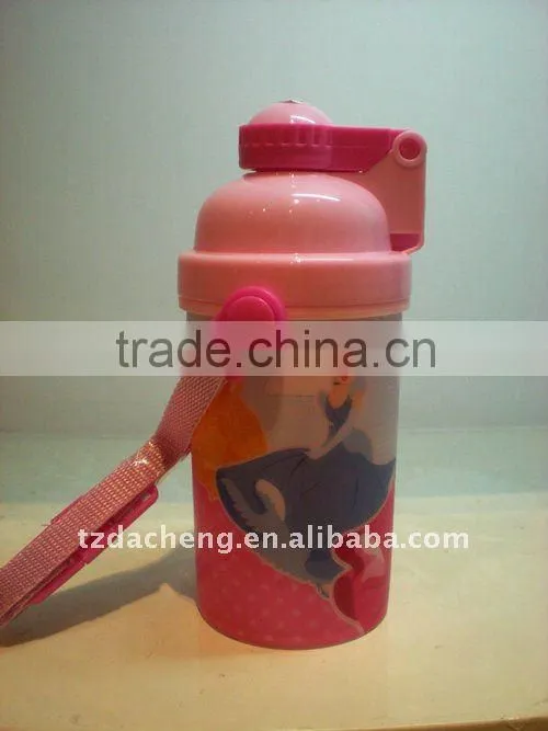 3D plastic water bottle