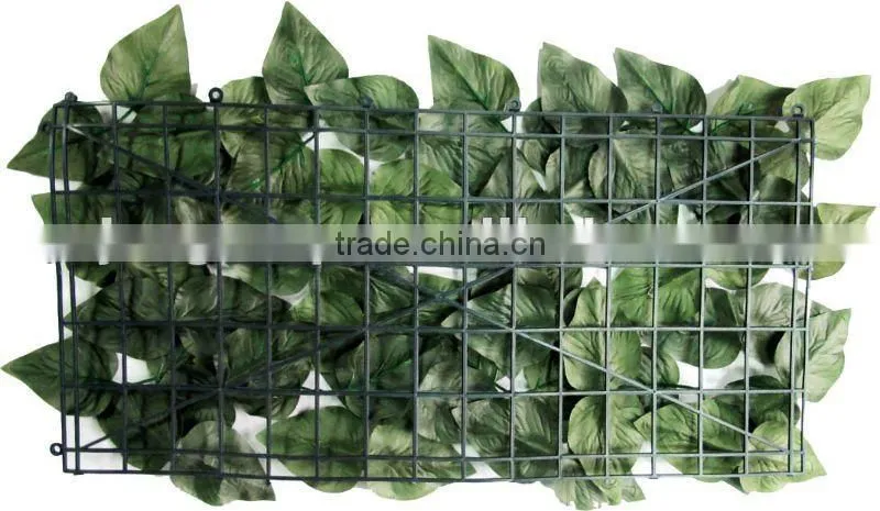 Popular artificial green leaf fence