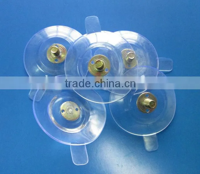 High Quality 60mm 50mm 40mm Metal Hook Suction Cup threaded suction cup