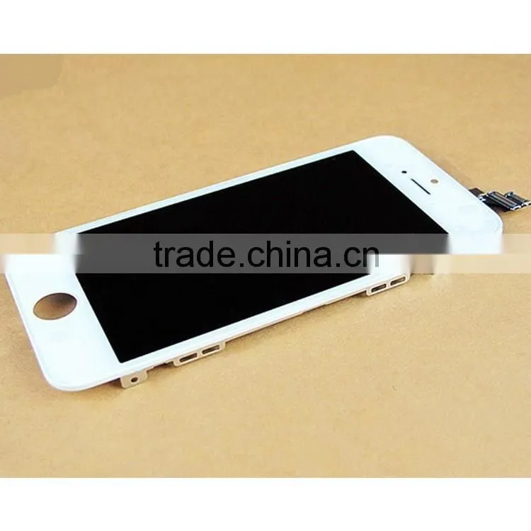 hot sale!!! High quality mobile phone lcd for iphone 5, for iphone 5 lcd touch screen digitizer