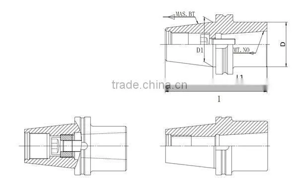 BT Morse Taper Drill Sleeve