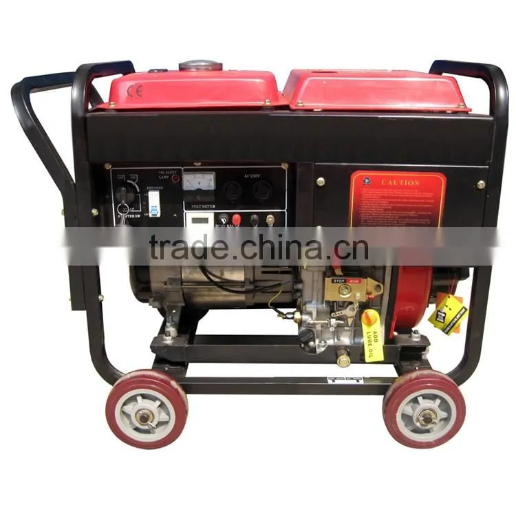 5kva Single Phase Small Protable Diesel Generator