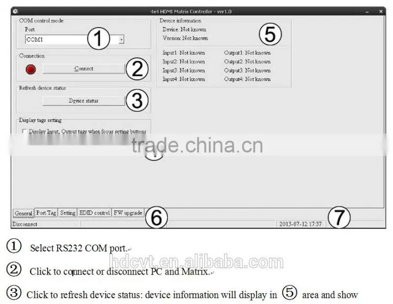 Newest HDMI 1.4 HDMI Matrix 4 x 4