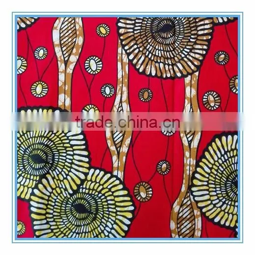 HOT SALE!!!wholesale china factory 100% cotton african wax printed fabric