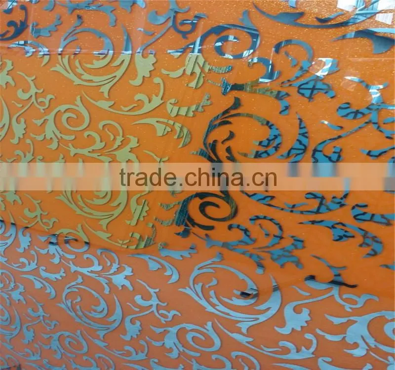 stereo pattern decorative color mirror