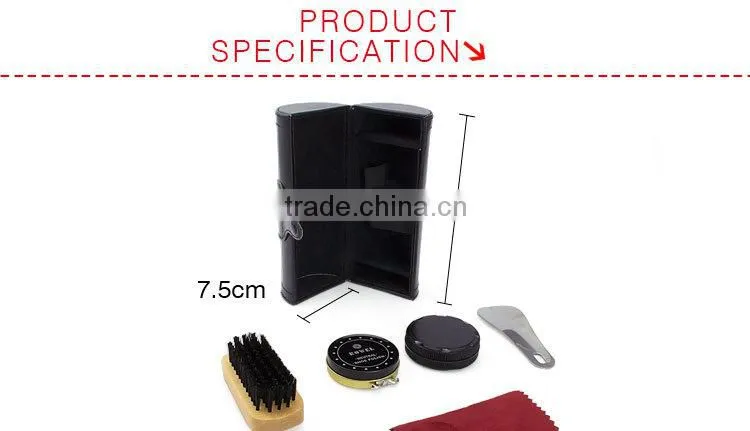 PU Leather shoe care products for travel