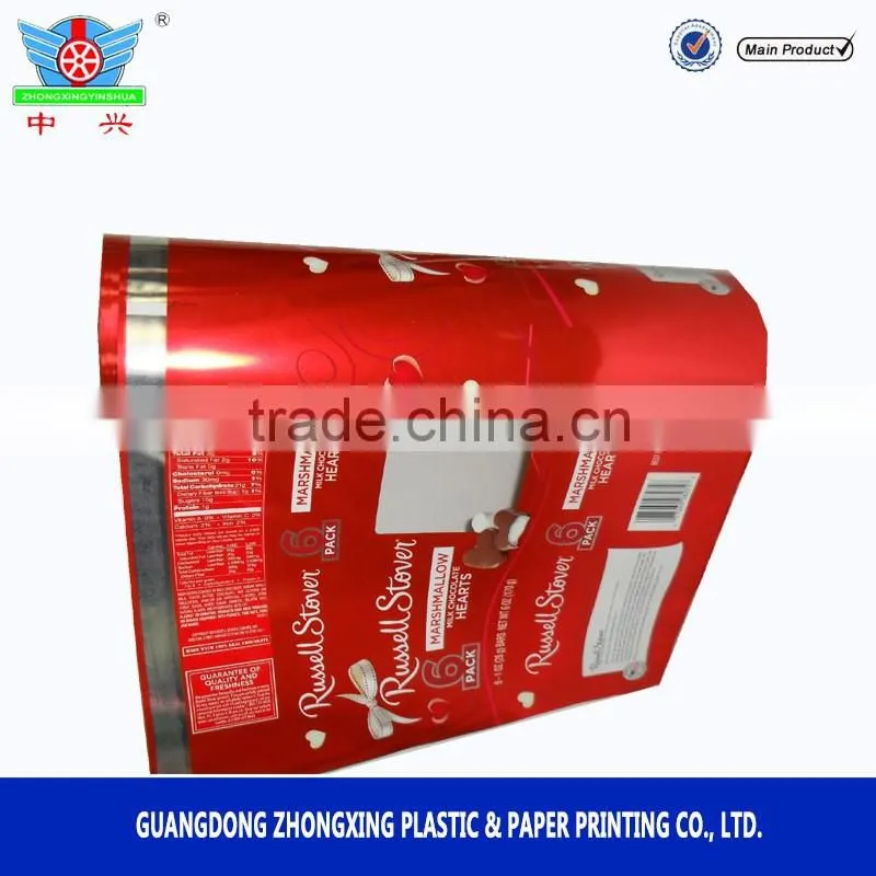 Custom pet lamination roll film for food packing machine