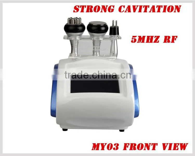 New design 3in1 5mhz rf cheap ultrasound cavitation rf machine facial