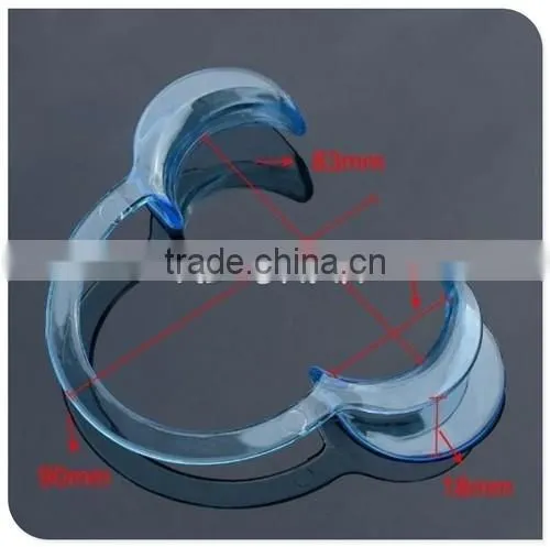 Re-chan Dental Tools Dental C-Shape Intraoral Cheek Lip Retractor Mouth Opener for Adult Mouth Opener Game