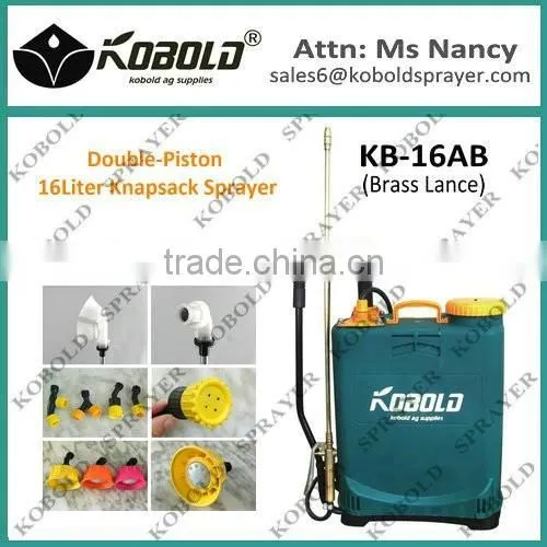 (KB-16AB) 16L Double piston agricultural hand sprayer