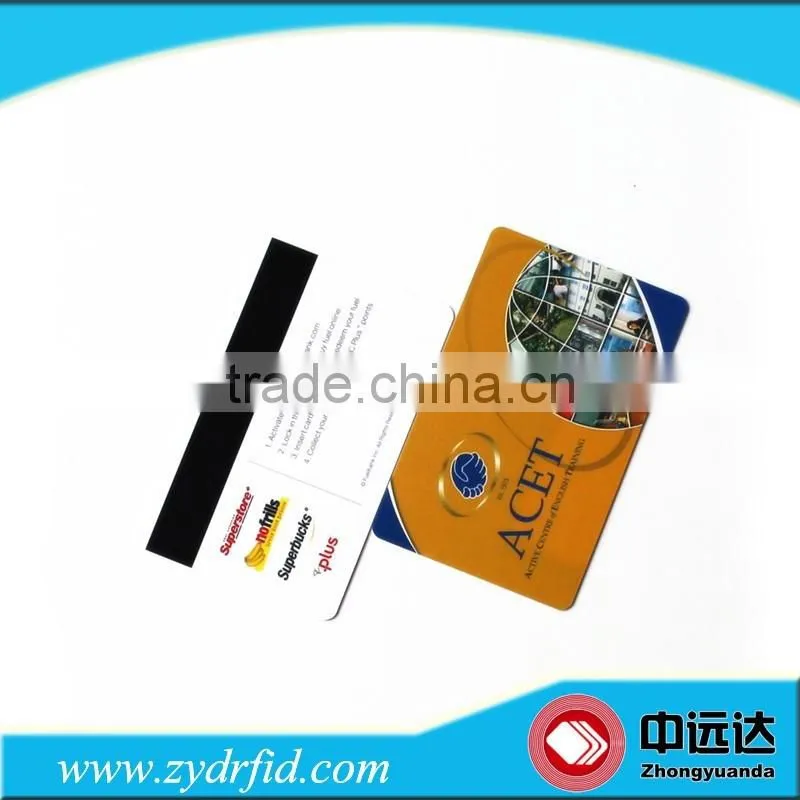 Printing hotel magnetic RFID key card EM4305 chip card