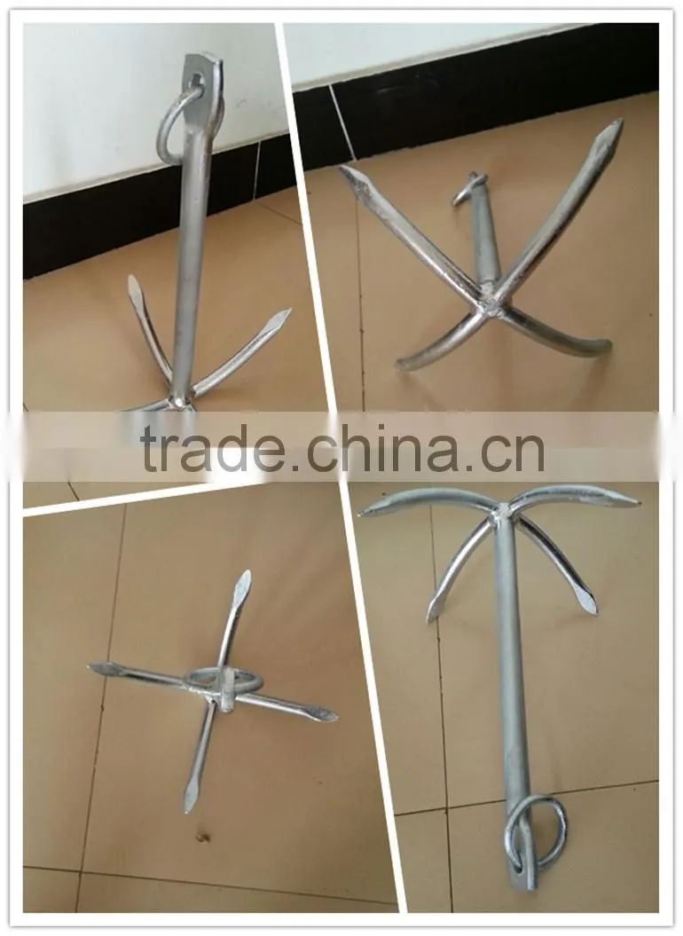 Hot Dip Galvanized 5 Claws Grapnel Anchor