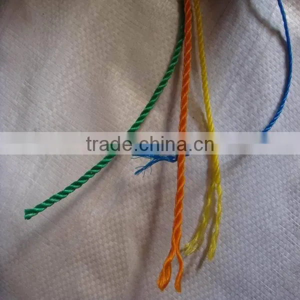 Good abrasion resistance pe rope in many colors