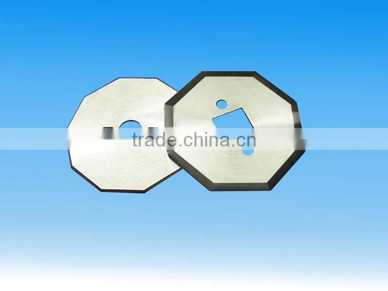 circular blade for fabric cutting machine/leather cutter blade & circular textile knife