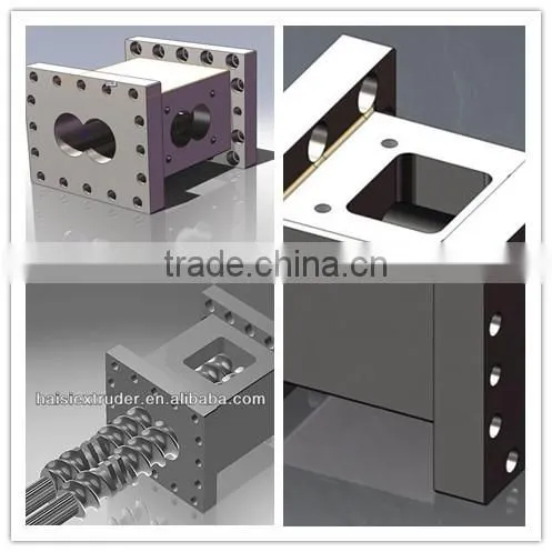 screw element and extruder barrel