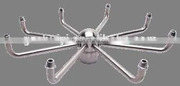 Music and dancing fountain injector nozzle