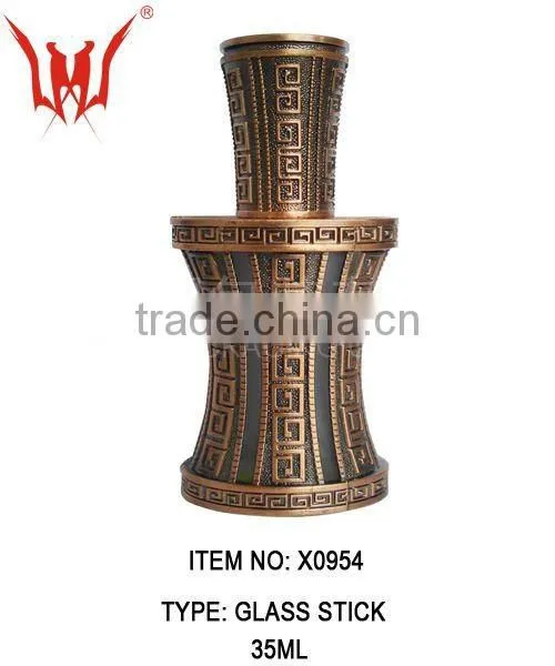 2014 New Golden Arabia Bottles For Perfume With Ornament
