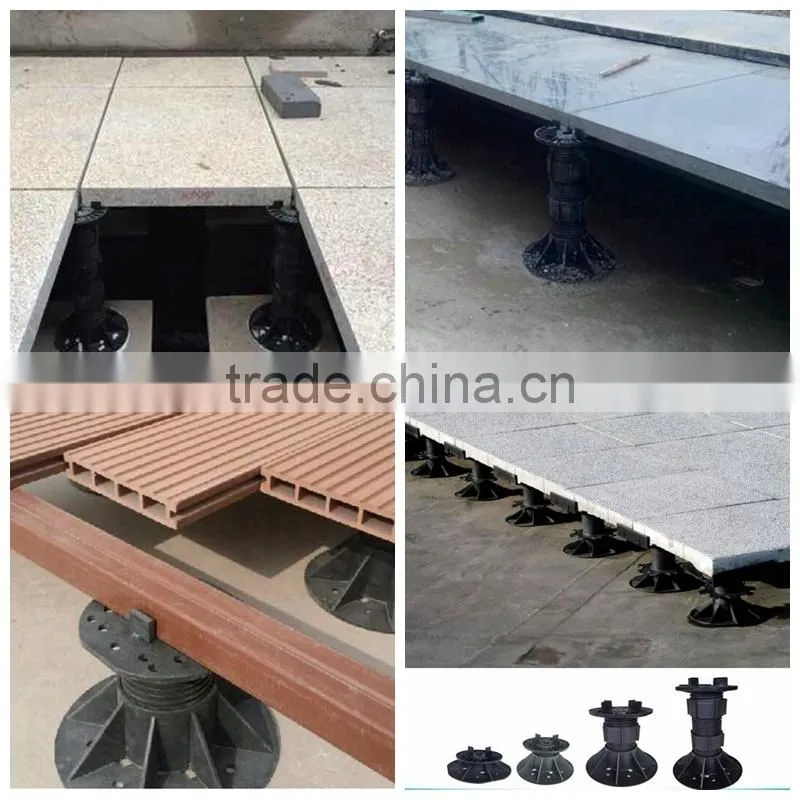 China factory sells outdoor stone support adjustable plastic pedestals