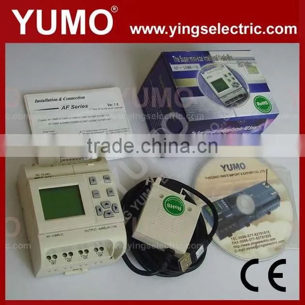 Programmable Intelligent Logic Controller AF-10MR-D LCD DC power supply 6 points DC input (analog) 4 points relay output PLC