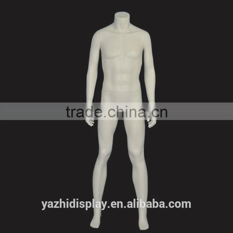 Factory price poseable headless display stand male mannequin for sale
