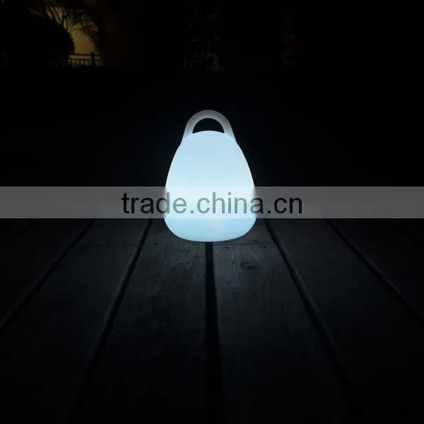 Led color change table lamp with remote control lantern shape lamp
