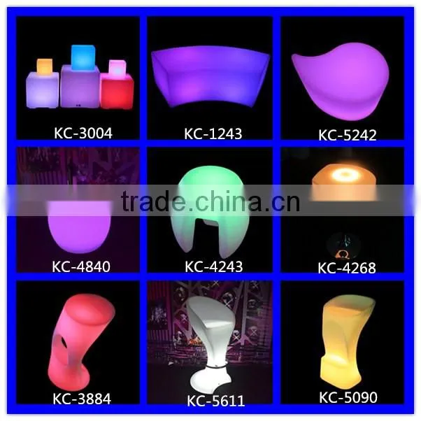 custom glow ice bucket cooler led color ice bucket