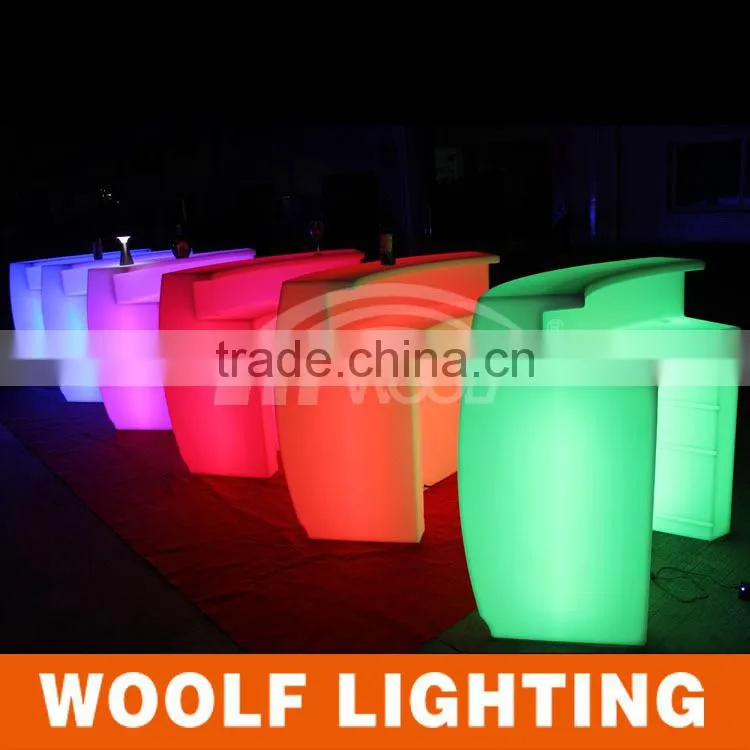 battery powered nightclub furniture lighted led bar