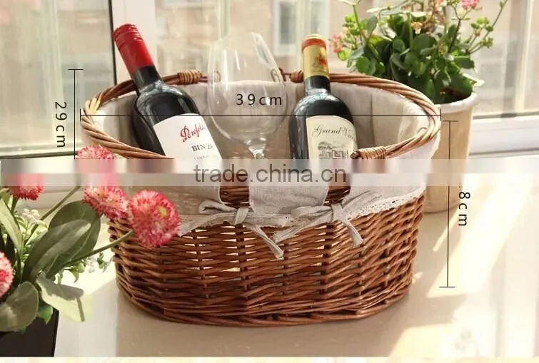 cheap hot selling storage wicker basket