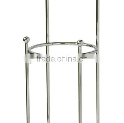 Jiangmen Free Standing 3 Roll Storage Bathroom Tissue Paper Roll Holder