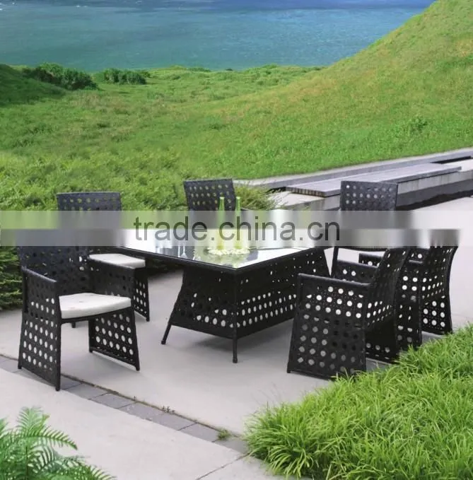 2017 Sigma trade assurance all weather modern luxury wicker cheap glass coffee table