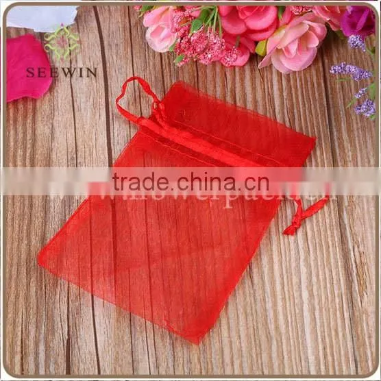 Cheap Printed organza bag small organza gift bags wholesale