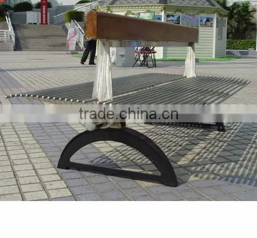 public serive rest metal outdoor bench
