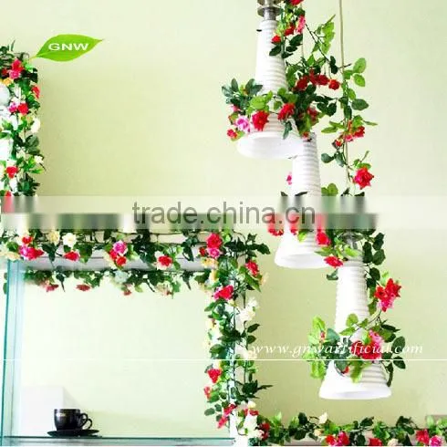 GNW FLV05 Unique Artifical hanging vine leaves for home wedding decoration