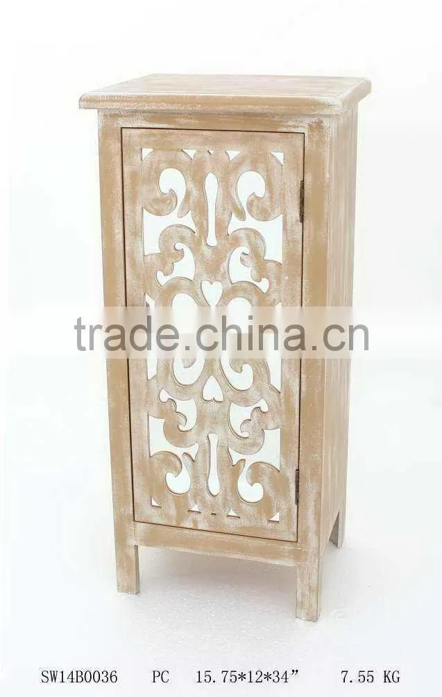 antique storage chest With mirror design for home