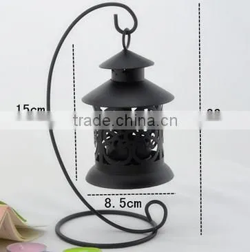 2016 hanging metal candle holder tealight holder small lantern