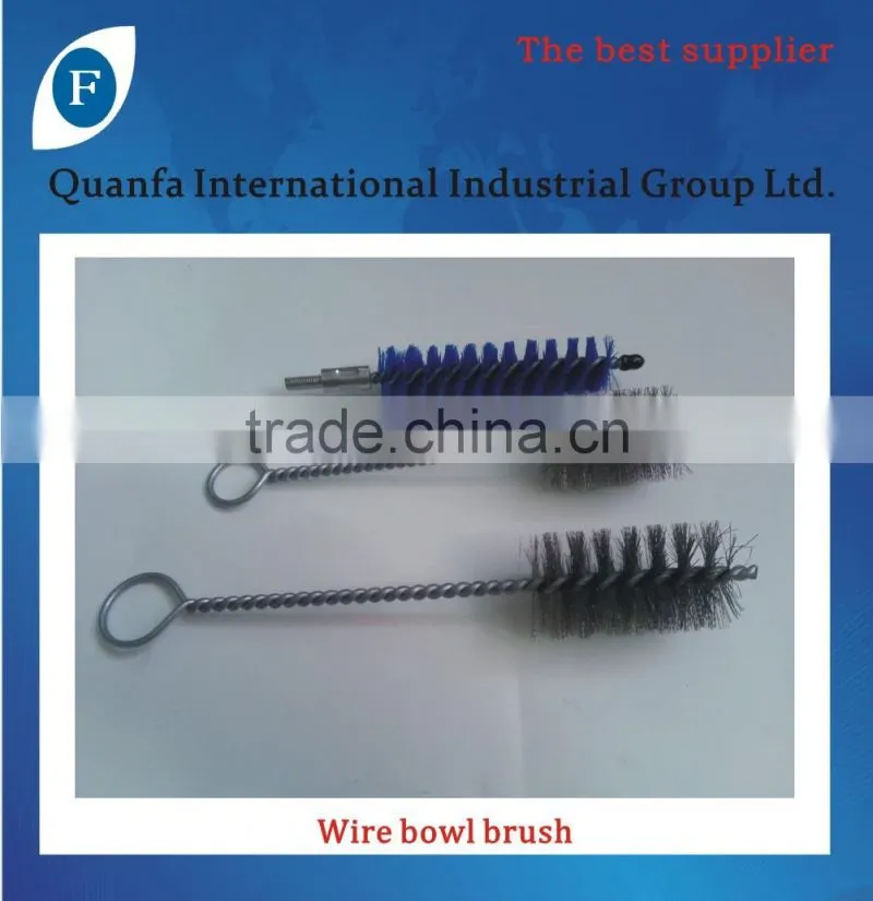 stainless steel flat wire brush