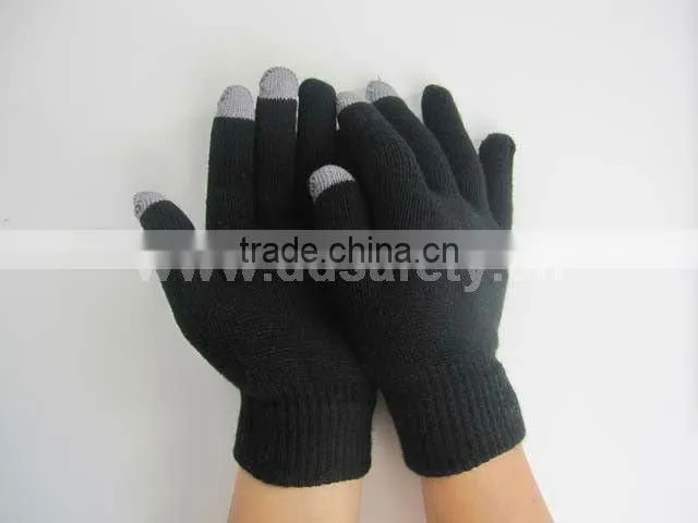 DDSAFETY High Quality Cheap Black Touch Glove