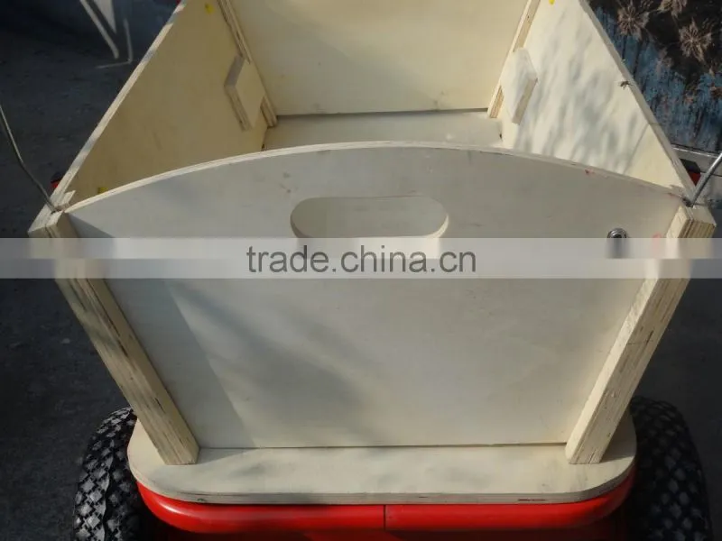 WOODEN TOOL CART TC1812 with removable tarpaulin