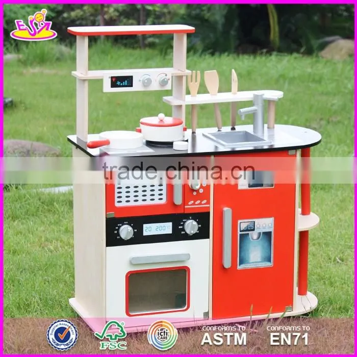 2017 Top fashion wooden toddler kitchen set best design wooden toddler kitchen set most popular toddler kitchen set W10C147