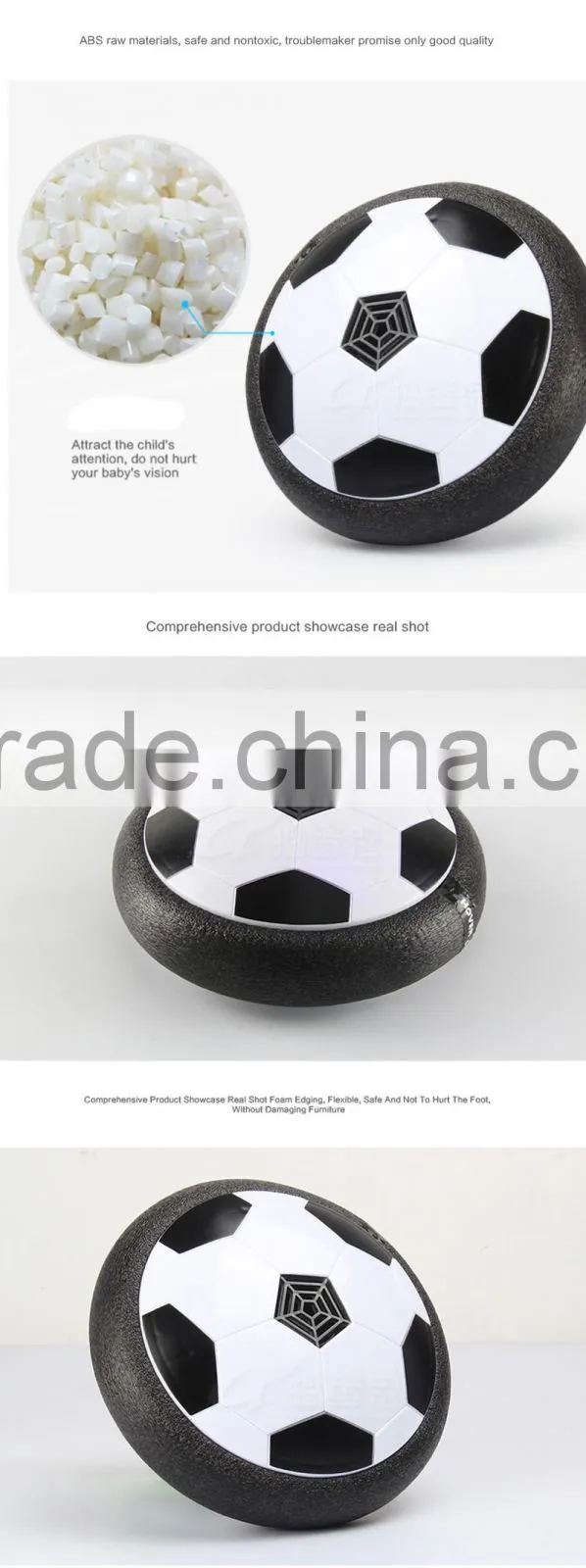 new arrival indoor air cushion floating football for kids