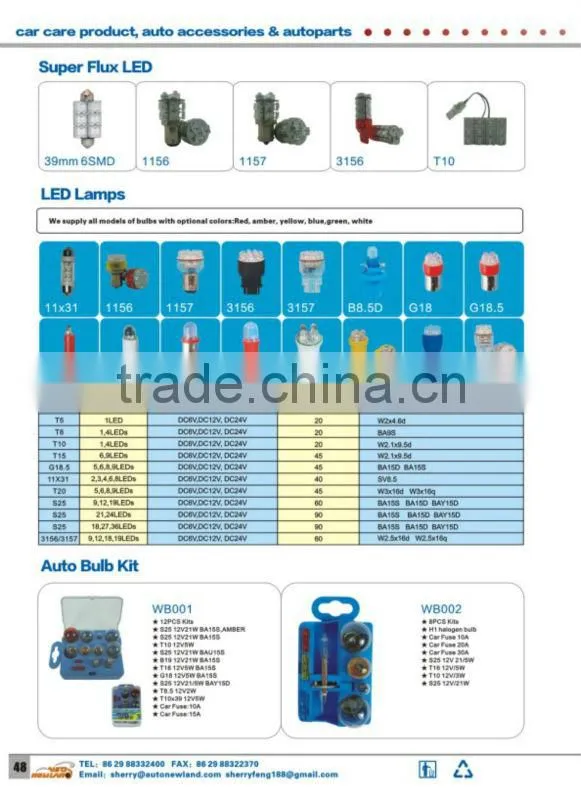 10pcs H1/H4/H7 auto bulb kits