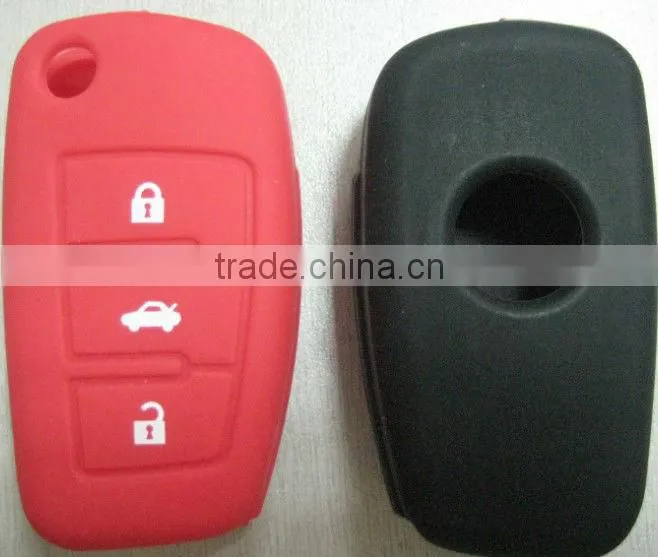 Peugeot auto motive car keys silicone key shells
