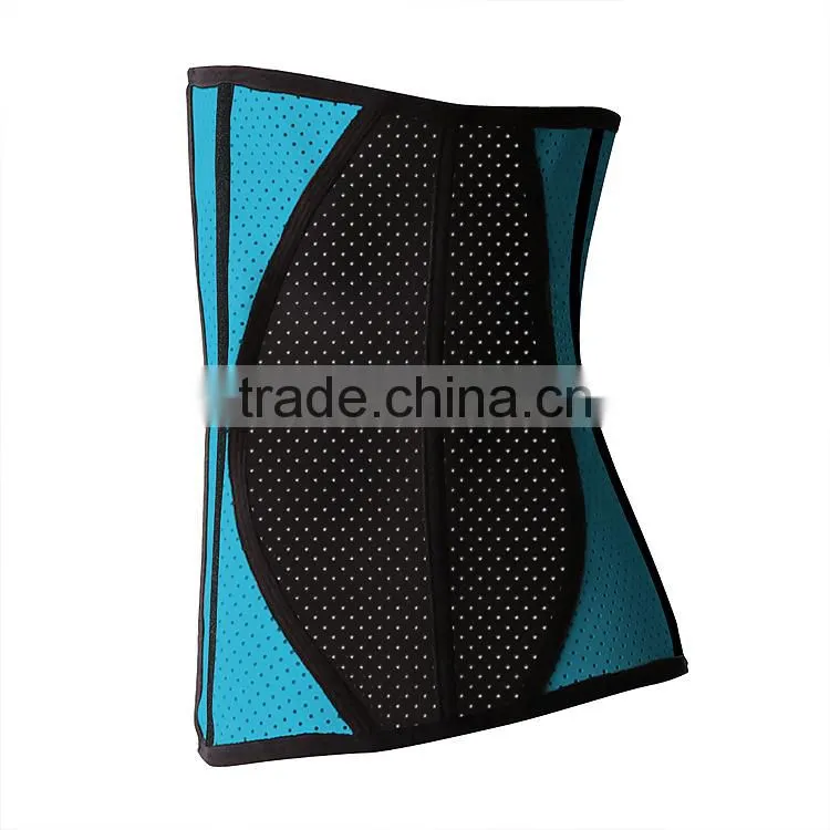 Shuoyang Top selling High quality factory wholesale Private Label accept Strong 3 Hooks Mesh breathable latex waist trainer