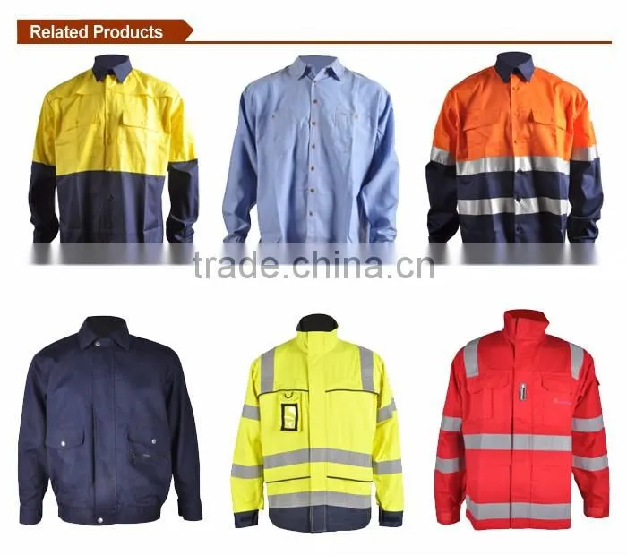 FR cotton industrial boiler suit with reflective tapes