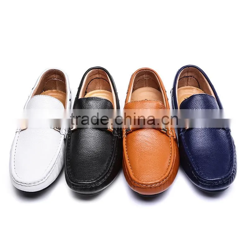 hot sell china brand men peas shoes casual fashion have sample with genuine leather, adults business casual shoes for men