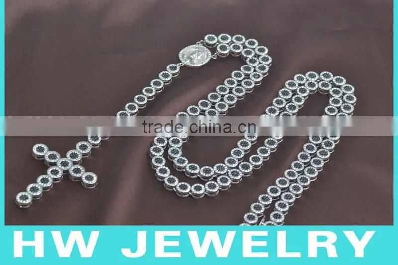 bling bling jewelry necklace, hip hop men necklace,Jesus face necklace,rosary necklace, ice out jewelry,HWNE90315