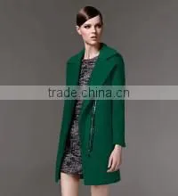 2014 Top Quality 100% cotton women thick winter wool coat